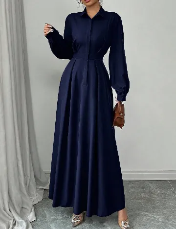 Rochie lunga SHEIN, bleumarin inchis Albastru