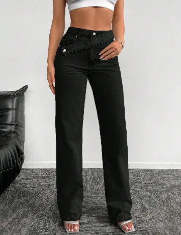 Blugi SHEIN, negru Negru