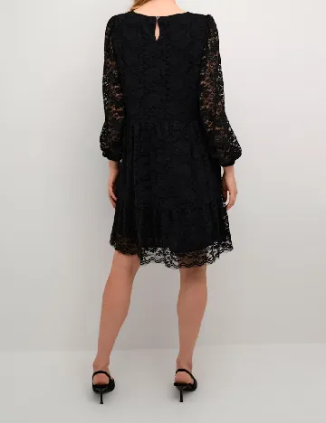 Rochie scurta Cream, negru Negru