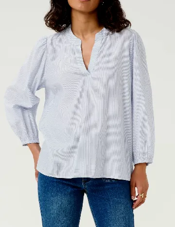 Bluza Kaffe, bleu Albastru