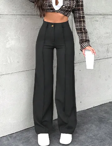 Pantaloni SHEIN, negru Negru
