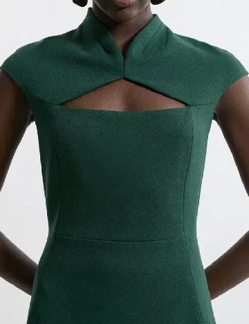 Rochie medie Karen Millen, verde Verde