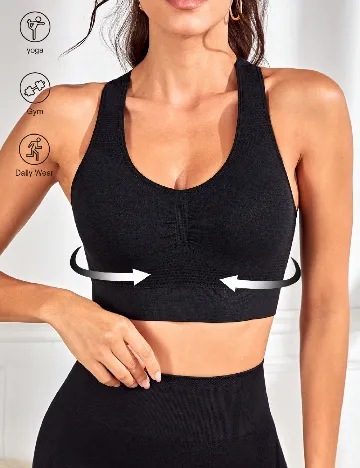 Bustiera SHEIN, negru Negru