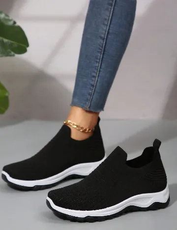 Adidasi SHEIN, negru Negru
