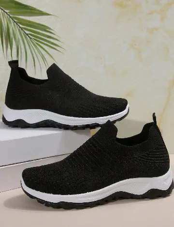 Adidasi SHEIN, negru Negru