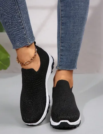 Adidasi SHEIN, negru Negru