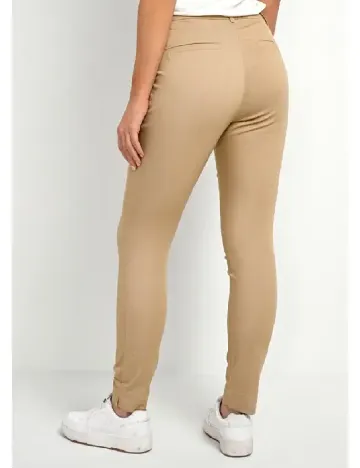 Pantaloni Kaffe, maro deschis Maro