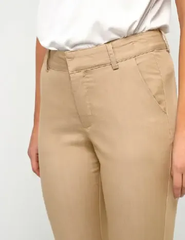 Pantaloni Kaffe, maro deschis Maro