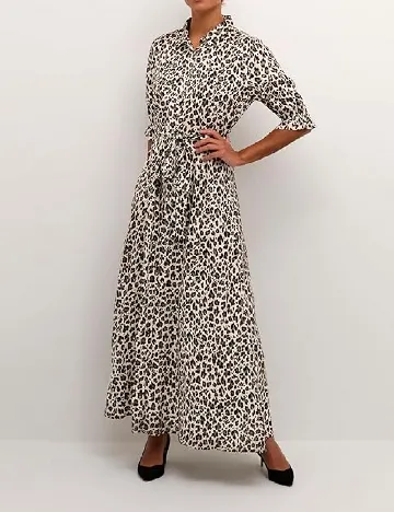 Rochie lunga Kaffe, animal print Animal print