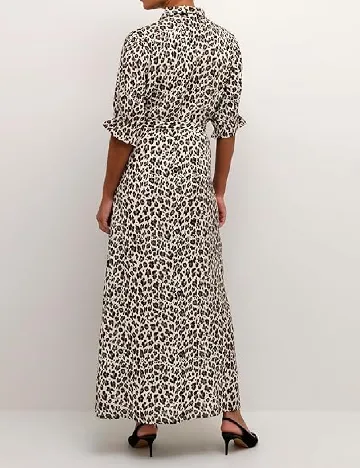 Rochie lunga Kaffe, animal print Animal print