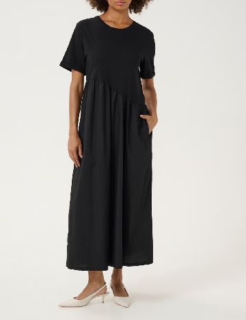 Rochie lunga Culture, negru