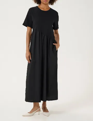 Rochie lunga Culture, negru Negru