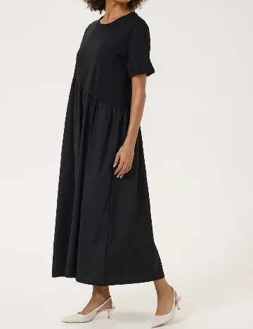 Rochie lunga Culture, negru Negru