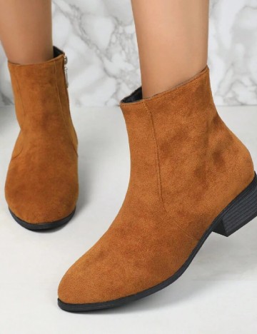 Botine SHEIN, maro