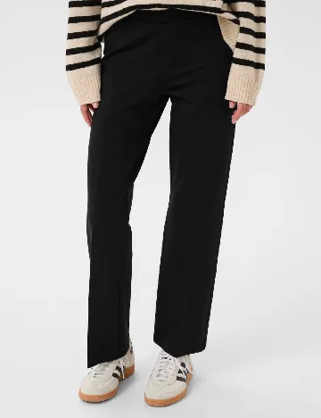 Pantaloni Part Two, negru Negru