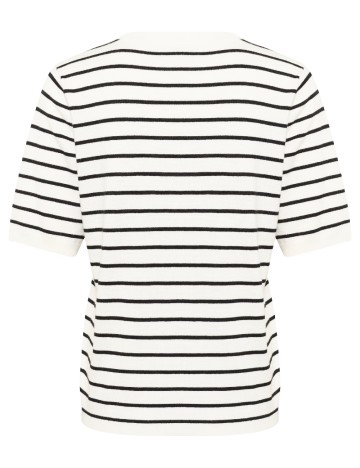 Bluza Kaffe, alb/negru