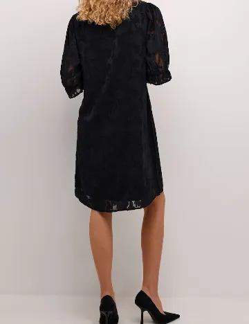 Rochie scurta Cream, negru Negru