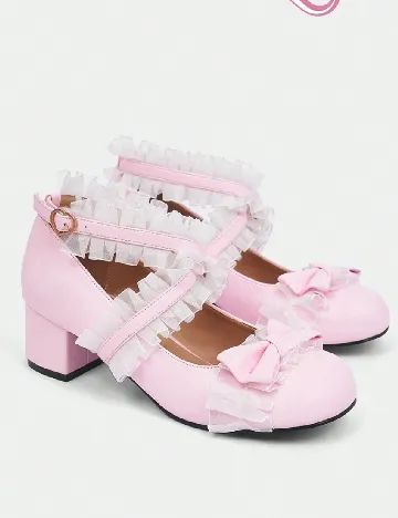 Pantofi SHEIN, roz Roz