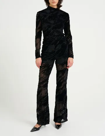 Pantaloni Gestuz, negru Negru