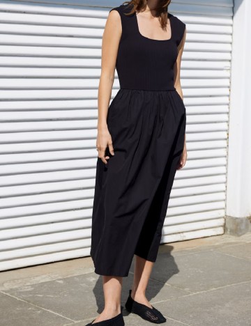 Rochie medie Soaked In Luxury, negru