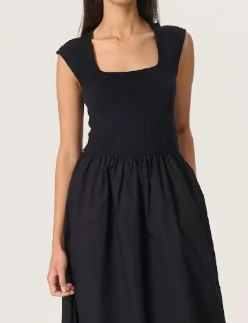 Rochie medie Soaked In Luxury, negru Negru