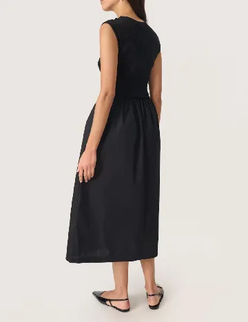 Rochie medie Soaked In Luxury, negru Negru