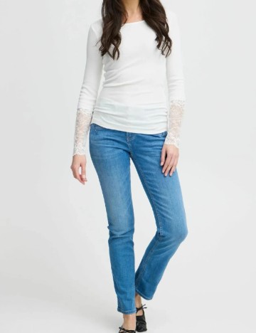 Bluza Fransa, alb