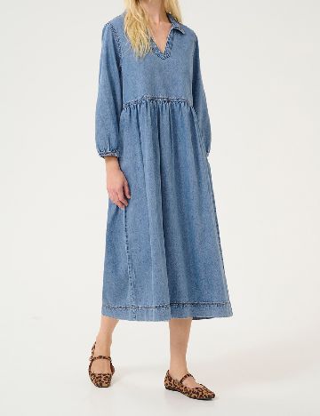 Rochie medie Culture, albastru