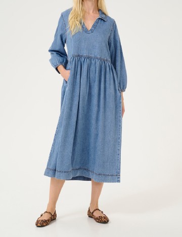 Rochie medie Culture, albastru