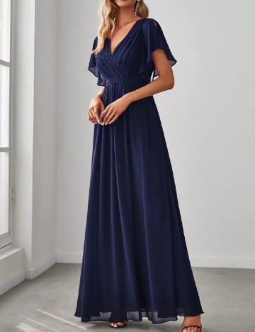 Rochie lunga SHEIN, bleumarin inchis