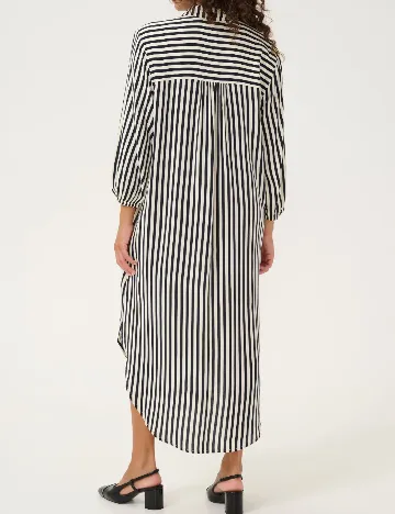 Rochie medie Culture, alb/negru Negru