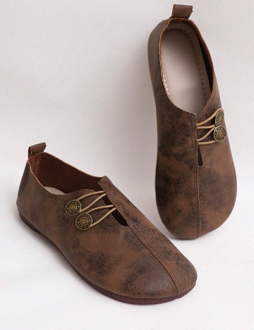 Pantofi SHEIN, maro