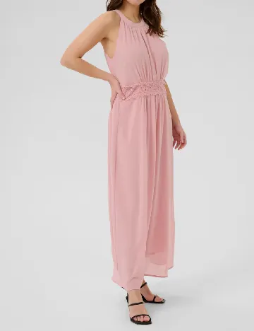 Rochie lunga Kaffe, roz Roz