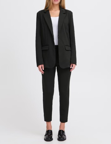Pantaloni Ichi, negru
