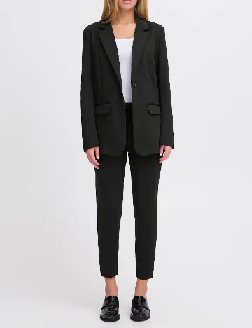 Pantaloni Ichi, negru Negru