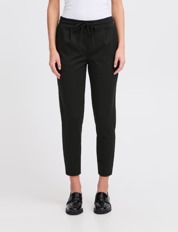 Pantaloni Ichi, negru