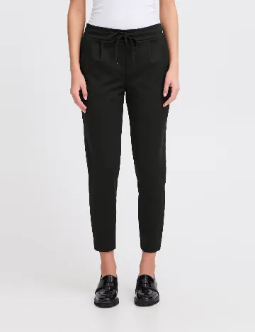 Pantaloni Ichi, negru Negru