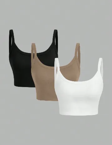 Set bustiere 3 bucati SHEIN, mix culori Mix culori