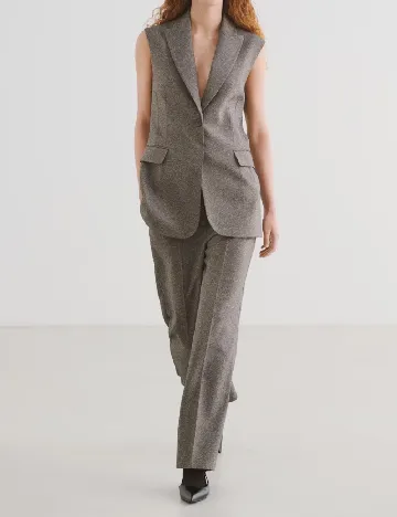 Pantaloni Soaked In Luxury, gri Gri