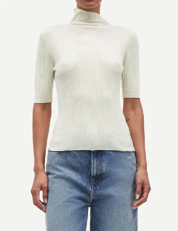 Bluza Samsoe, ecru Alb