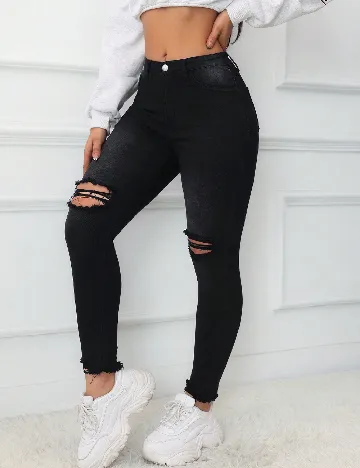 Blugi SHEIN, negru Negru