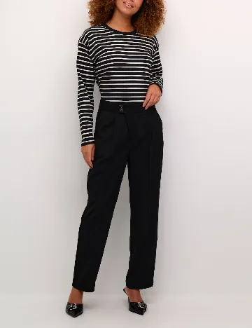Pantaloni Kaffe, negru Negru