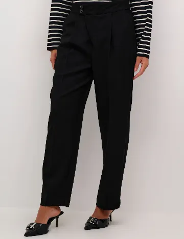 Pantaloni Kaffe, negru Negru