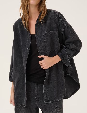Jacheta My Essential Wardrobe, gri inchis