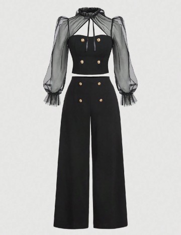 Compleu SHEIN CURVE, negru