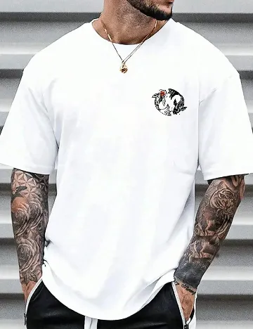 Tricou SHEIN, alb Alb