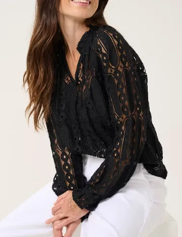Bluza Cream, negru Negru