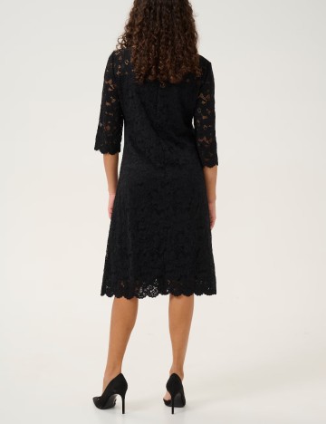 Rochie medie Cream, negru