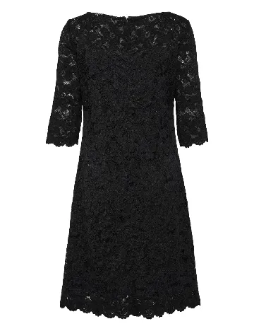 Rochie medie Cream, negru Negru