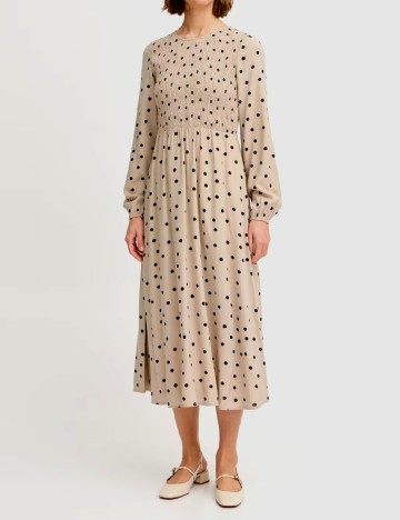 Rochie medie b.young, maro deschis